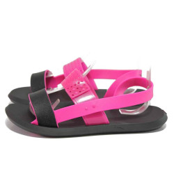 Розови анатомични дамски сандали, pvc материя - ежедневни обувки за лятото N 100018558