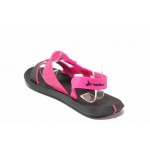 Розови анатомични дамски сандали, pvc материя - ежедневни обувки за лятото N 100018558