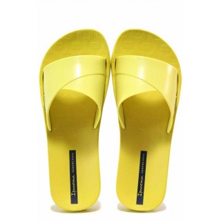 Жълти дамски чехли, pvc материя - всекидневни обувки за лятото N 100018567