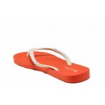 Червени дамски чехли, pvc материя - всекидневни обувки за лятото N 100018572