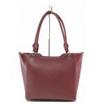 Винена дамска чанта, здрава еко-кожа - удобство и стил за вашето ежедневие N 100017527