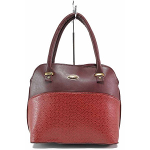 Винена дамска чанта, здрава еко-кожа - удобство и стил за вашето ежедневие N 100017551