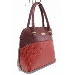 Винена дамска чанта, здрава еко-кожа - удобство и стил за вашето ежедневие N 100017551