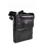 Черна мъжка чанта, естествена кожа - удобство и стил за вашето ежедневие N 100017565