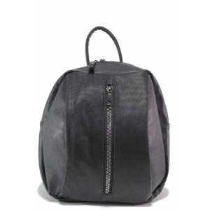 Черна раница, здрава еко-кожа - удобство и стил за вашето ежедневие N 100017577