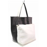 Бяла дамска чанта, здрава еко-кожа - удобство и стил за вашето ежедневие N 100017592
