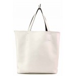 Бяла дамска чанта, здрава еко-кожа - удобство и стил за вашето ежедневие N 100017592