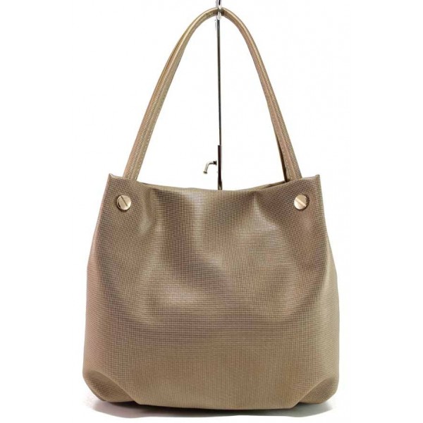 Жълта дамска чанта, здрава еко-кожа - удобство и стил за вашето ежедневие N 100017606
