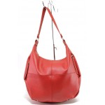 Червена дамска чанта, здрава еко-кожа - удобство и стил за вашето ежедневие N 100017617