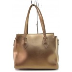 Жълта дамска чанта, здрава еко-кожа - удобство и стил за вашето ежедневие N 100017622