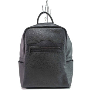 Черна раница, здрава еко-кожа - удобство и стил за вашето ежедневие N 100017624