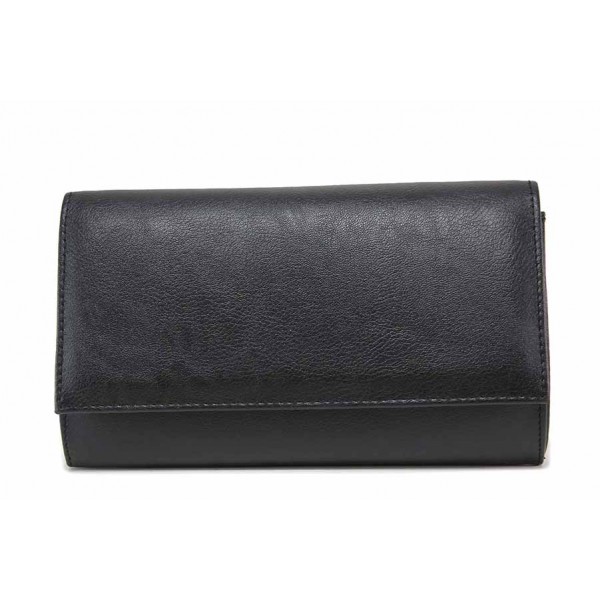 Черна дамска чанта, еко-кожа и лачена еко-кожа - елегантен стил за вашето ежедневие N 100017636