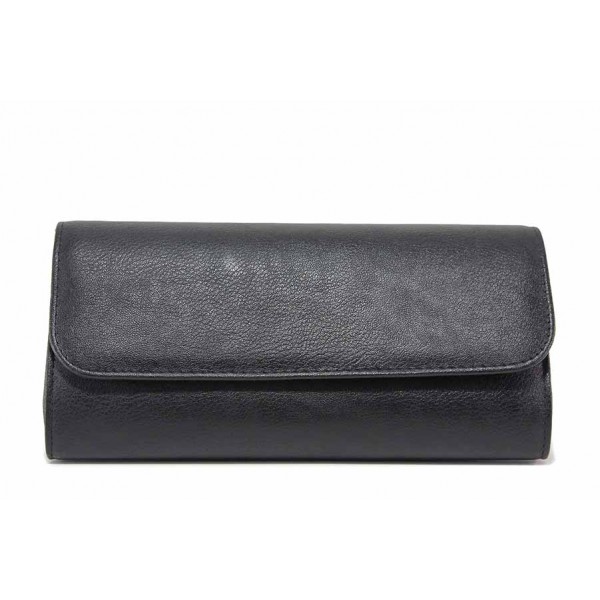 Черна дамска чанта, лачена еко кожа - елегантен стил за вашето ежедневие N 100017638
