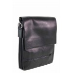 Черна мъжка чанта, естествена кожа - удобство и стил за вашето ежедневие N 100017645