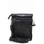 Черна мъжка чанта, естествена кожа - удобство и стил за вашето ежедневие N 100017646