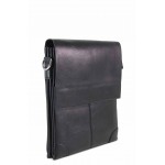Черна мъжка чанта, естествена кожа - удобство и стил за вашето ежедневие N 100017647