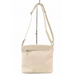 Бежова дамска чанта, здрава еко-кожа - удобство и стил за вашето ежедневие N 100017664