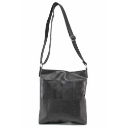 Черна дамска чанта, здрава еко-кожа - удобство и стил за вашето ежедневие N 100017666