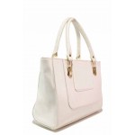 Бяла дамска чанта, здрава еко-кожа - удобство и стил за вашето ежедневие N 100017671