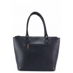 Тъмносиня дамска чанта, здрава еко-кожа - удобство и стил за вашето ежедневие N 100017673