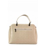 Бежова дамска чанта, здрава еко-кожа - удобство и стил за вашето ежедневие N 100017674