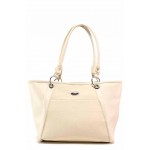 Бежова дамска чанта, здрава еко-кожа - удобство и стил за вашето ежедневие N 100017678