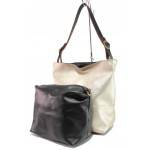 Жълта дамска чанта, здрава еко-кожа - удобство и стил за вашето ежедневие N 100017649