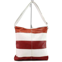 Бяла дамска чанта, здрава еко-кожа - удобство и стил за вашето ежедневие N 100017691