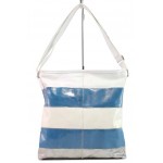 Бяла дамска чанта, здрава еко-кожа - удобство и стил за вашето ежедневие N 100017692
