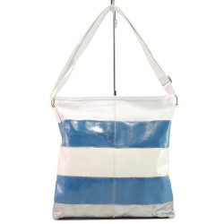 Бяла дамска чанта, здрава еко-кожа - удобство и стил за вашето ежедневие N 100017692