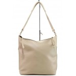 Бежова дамска чанта, здрава еко-кожа - удобство и стил за вашето ежедневие N 100017693