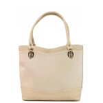 Бежова дамска чанта, здрава еко-кожа - удобство и стил за вашето ежедневие N 100017695