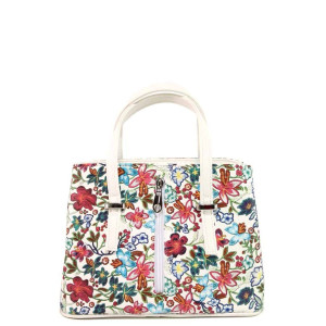 Бяла дамска чанта, здрава еко-кожа - удобство и стил за вашето ежедневие N 100017696