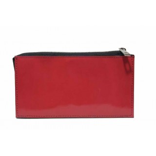 Червено дамско портмоне, естествена кожа -  за вашето ежедневие N 100017704