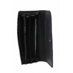 Черно дамско портмоне, естествена кожа -  за вашето ежедневие N 100017708
