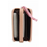 Розово дамско портмоне, здрава еко-кожа -  за вашето ежедневие N 100017717