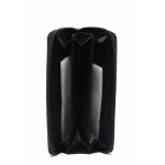 Черно дамско портмоне, здрава еко-кожа -  за вашето ежедневие N 100017719