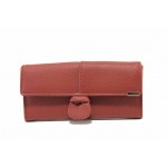 Червено дамско портмоне, здрава еко-кожа -  за вашето ежедневие N 100017722