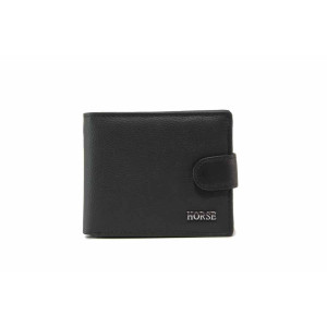 Черен мъжки портфейл, естествена кожа -  за вашето ежедневие N 100017747