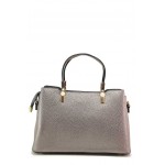 Сива дамска чанта, здрава еко-кожа - удобство и стил за вашето ежедневие N 100018228