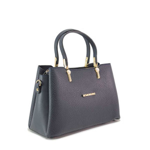 Тъмносиня дамска чанта, здрава еко-кожа - удобство и стил за вашето ежедневие N 100018230