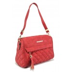 Червена дамска чанта, здрава еко-кожа - удобство и стил за вашето ежедневие N 100018233