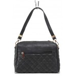 Черна дамска чанта, здрава еко-кожа - удобство и стил за вашето ежедневие N 100018234