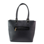 Черна дамска чанта, здрава еко-кожа - удобство и стил за вашето ежедневие N 100018776