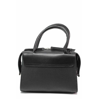 Черна дамска чанта, здрава еко-кожа - елегантен стил за вашето ежедневие N 100018773
