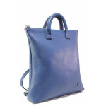 Синя дамска чанта, естествена кожа - удобство и стил за вашето ежедневие N 100019169