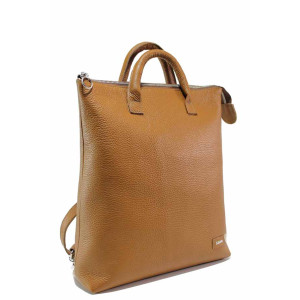 Кафява дамска чанта, естествена кожа - удобство и стил за вашето ежедневие N 100019170