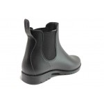 Черни дамски боти, pvc материя - ежедневни обувки за пролетта и лятото N 100018141