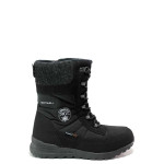 Черни юношески апрески, текстилна материя - ежедневни обувки за есента и зимата N 100019124