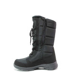 Черни юношески апрески, текстилна материя - ежедневни обувки за есента и зимата N 100019125